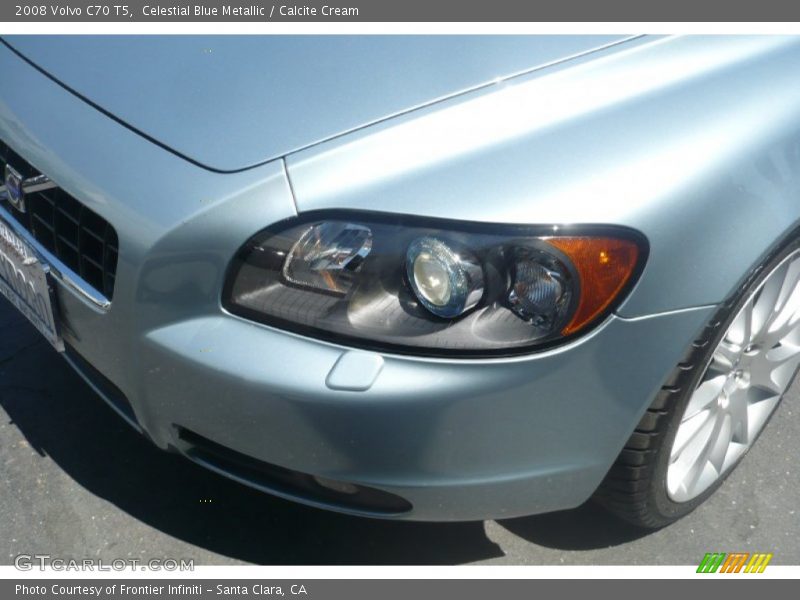 Celestial Blue Metallic / Calcite Cream 2008 Volvo C70 T5