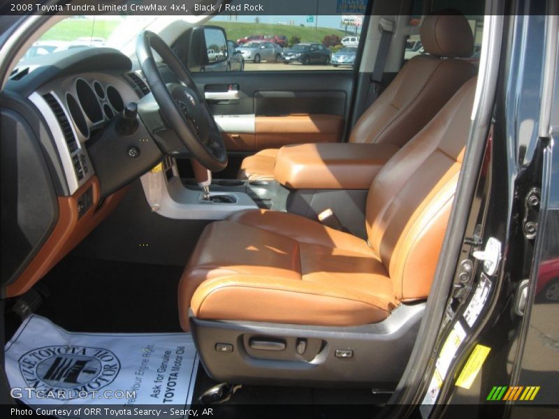  2008 Tundra Limited CrewMax 4x4 Red Rock Interior