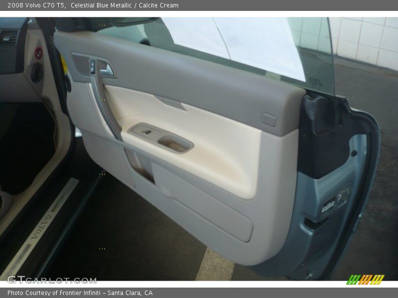 Celestial Blue Metallic / Calcite Cream 2008 Volvo C70 T5