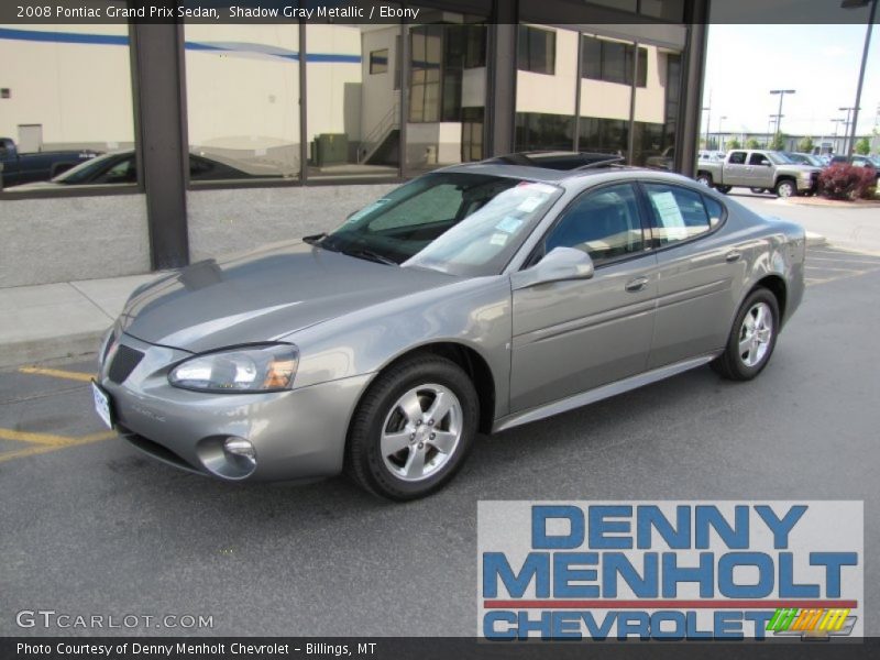 Shadow Gray Metallic / Ebony 2008 Pontiac Grand Prix Sedan
