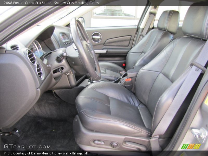  2008 Grand Prix Sedan Ebony Interior