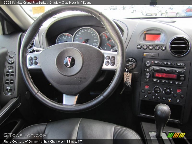 Shadow Gray Metallic / Ebony 2008 Pontiac Grand Prix Sedan
