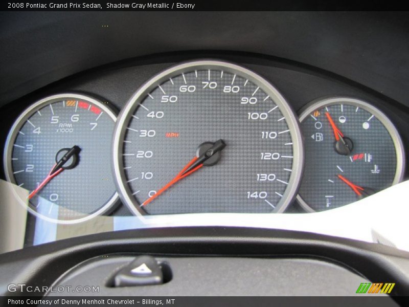  2008 Grand Prix Sedan Sedan Gauges