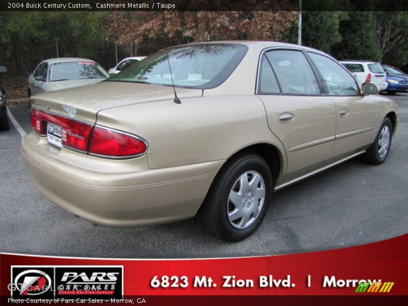 Cashmere Metallic / Taupe 2004 Buick Century Custom
