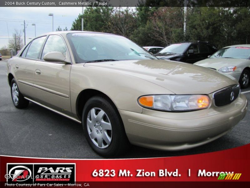 Cashmere Metallic / Taupe 2004 Buick Century Custom