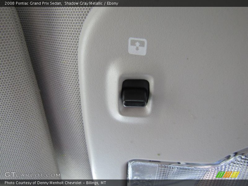 Shadow Gray Metallic / Ebony 2008 Pontiac Grand Prix Sedan