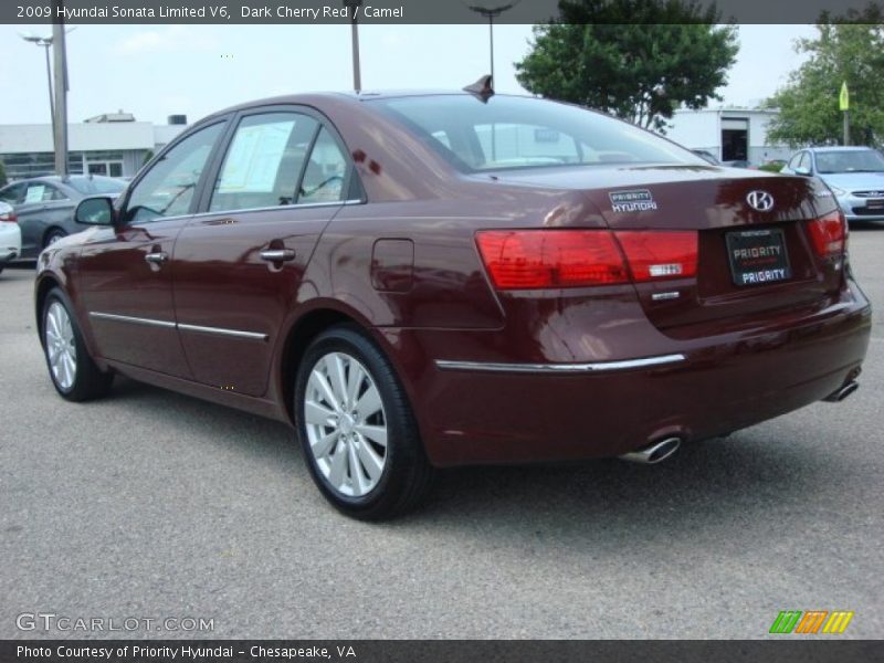  2009 Sonata Limited V6 Dark Cherry Red
