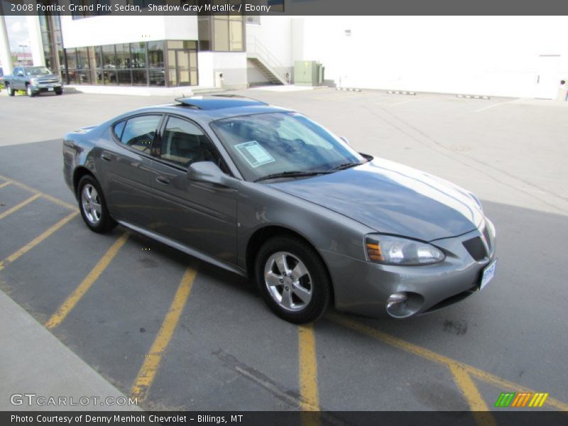 Shadow Gray Metallic / Ebony 2008 Pontiac Grand Prix Sedan