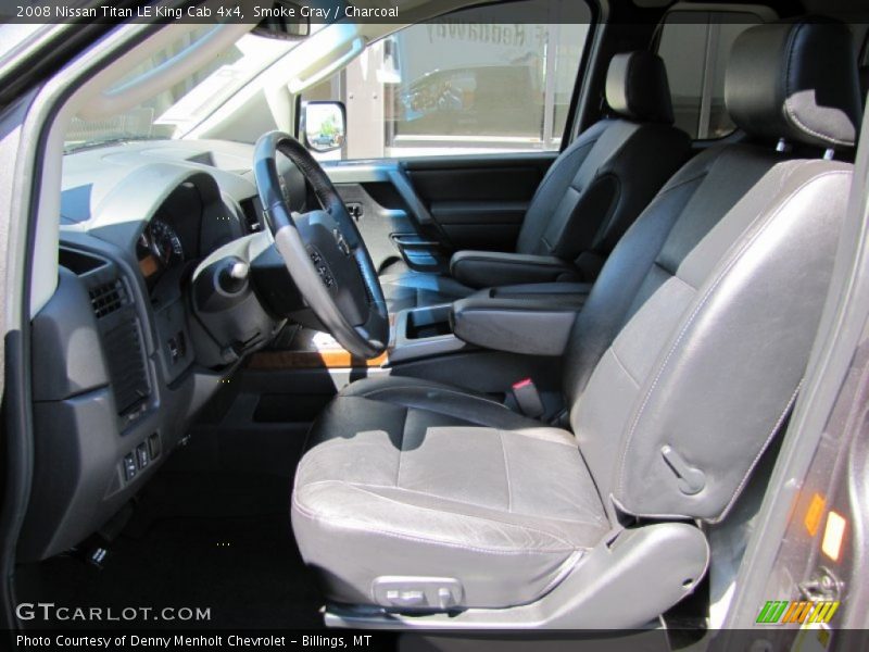 Smoke Gray / Charcoal 2008 Nissan Titan LE King Cab 4x4
