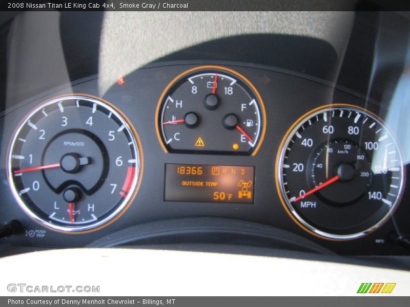 Smoke Gray / Charcoal 2008 Nissan Titan LE King Cab 4x4