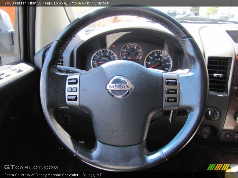 Smoke Gray / Charcoal 2008 Nissan Titan LE King Cab 4x4