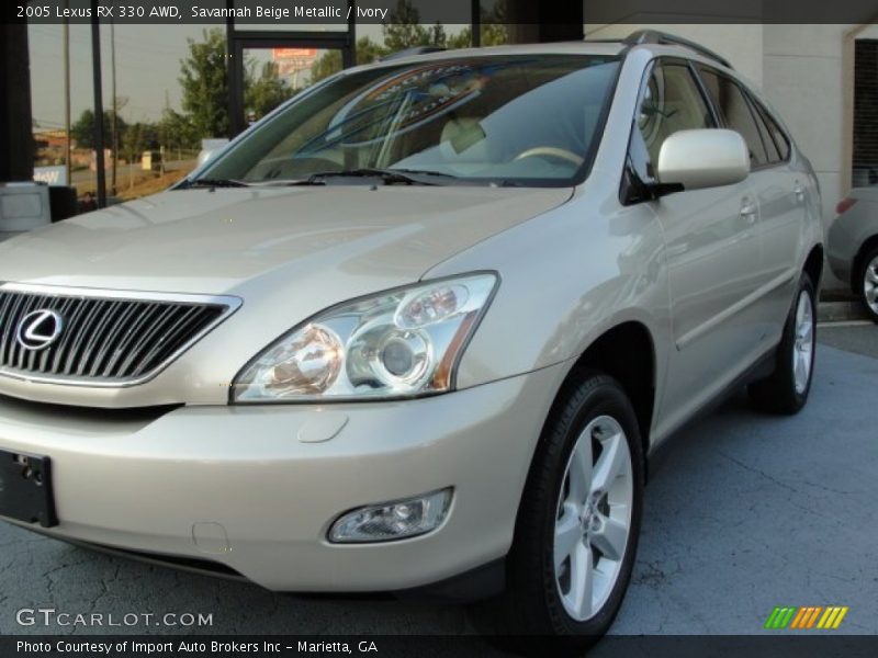 Savannah Beige Metallic / Ivory 2005 Lexus RX 330 AWD