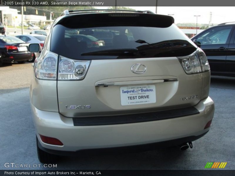 Savannah Beige Metallic / Ivory 2005 Lexus RX 330 AWD