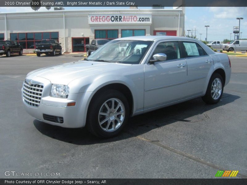 Bright Silver Metallic / Dark Slate Gray 2010 Chrysler 300 Touring AWD