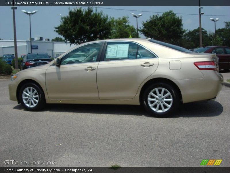Sandy Beach Metallic / Bisque 2010 Toyota Camry XLE V6
