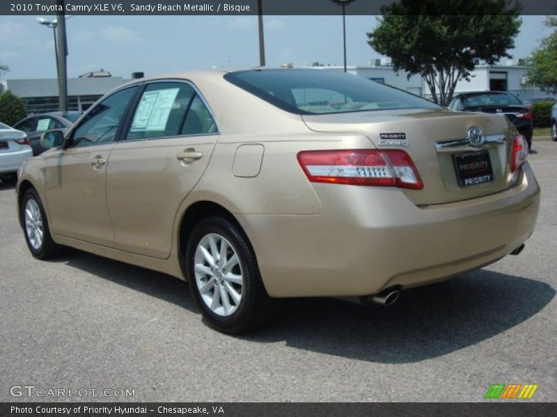 Sandy Beach Metallic / Bisque 2010 Toyota Camry XLE V6