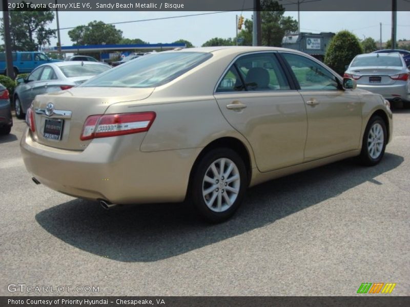 Sandy Beach Metallic / Bisque 2010 Toyota Camry XLE V6