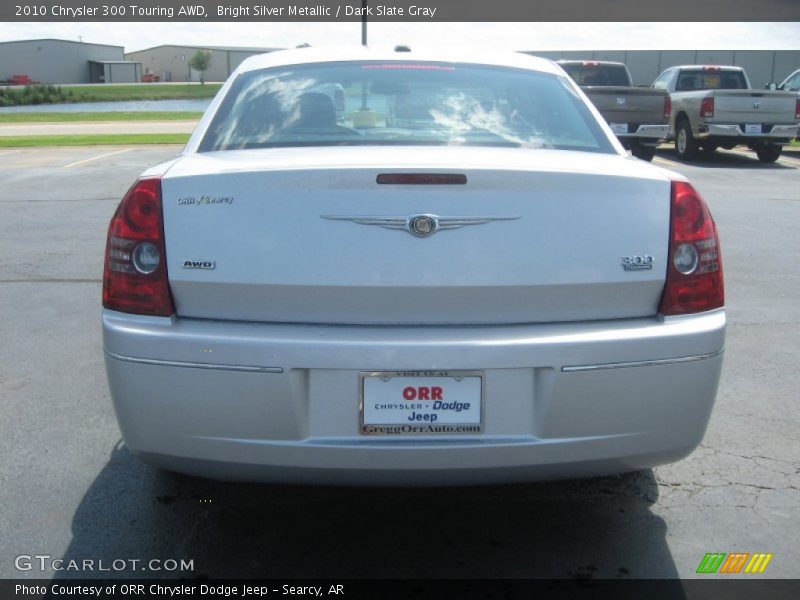 Bright Silver Metallic / Dark Slate Gray 2010 Chrysler 300 Touring AWD