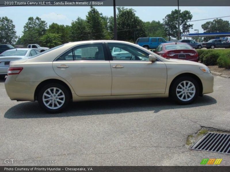 Sandy Beach Metallic / Bisque 2010 Toyota Camry XLE V6