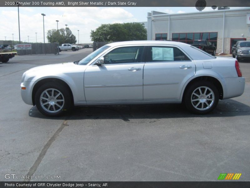 Bright Silver Metallic / Dark Slate Gray 2010 Chrysler 300 Touring AWD