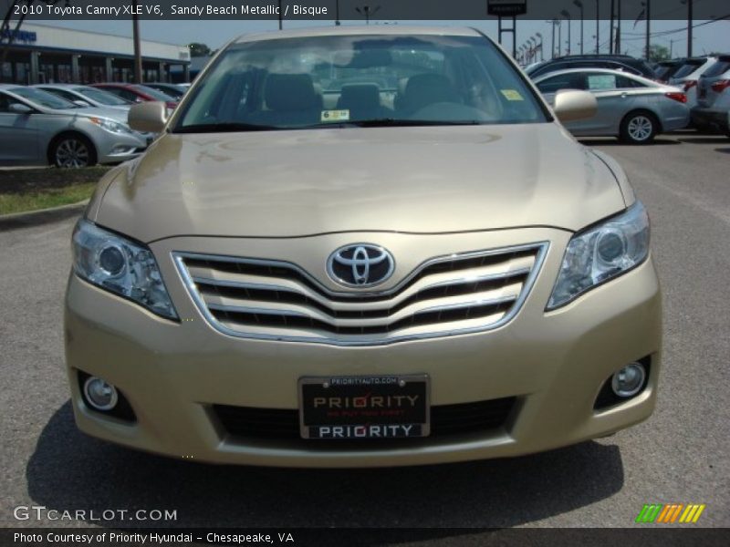 Sandy Beach Metallic / Bisque 2010 Toyota Camry XLE V6