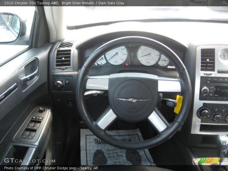Bright Silver Metallic / Dark Slate Gray 2010 Chrysler 300 Touring AWD