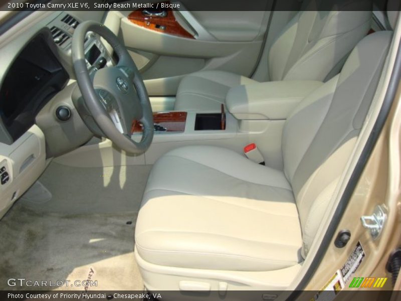 Sandy Beach Metallic / Bisque 2010 Toyota Camry XLE V6