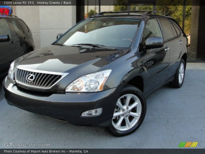 Smokey Granite / Black 2009 Lexus RX 350