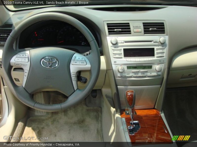 Sandy Beach Metallic / Bisque 2010 Toyota Camry XLE V6