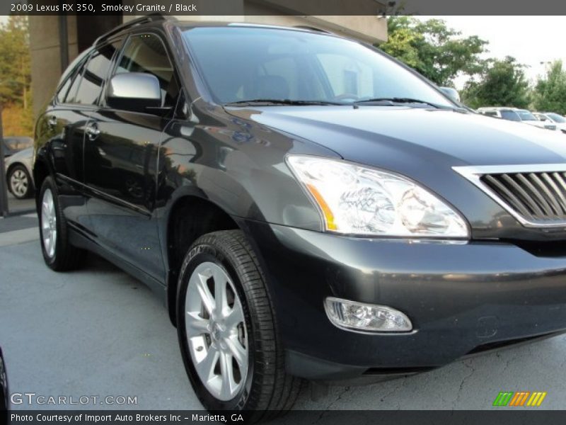 Smokey Granite / Black 2009 Lexus RX 350