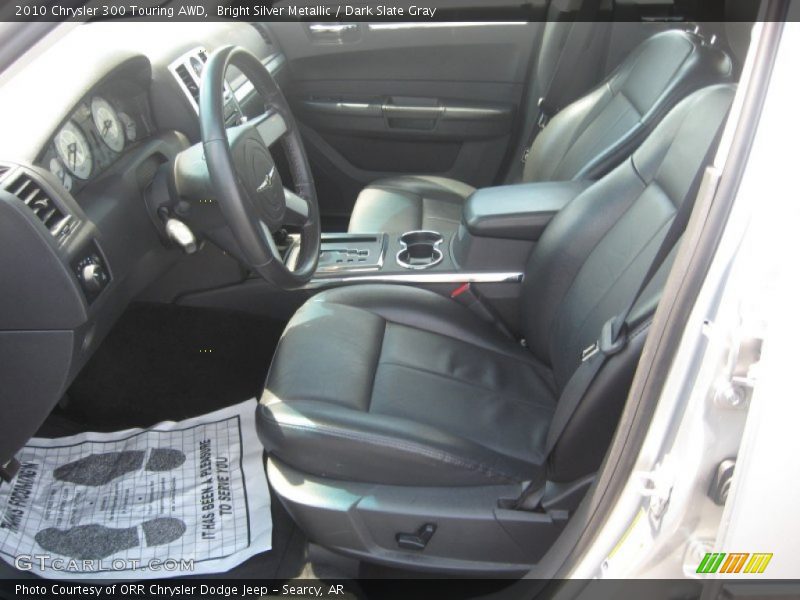 Bright Silver Metallic / Dark Slate Gray 2010 Chrysler 300 Touring AWD
