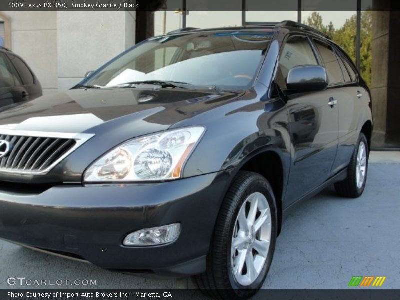 Smokey Granite / Black 2009 Lexus RX 350