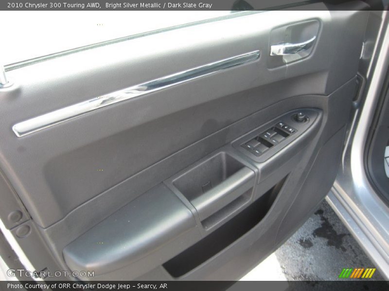 Bright Silver Metallic / Dark Slate Gray 2010 Chrysler 300 Touring AWD