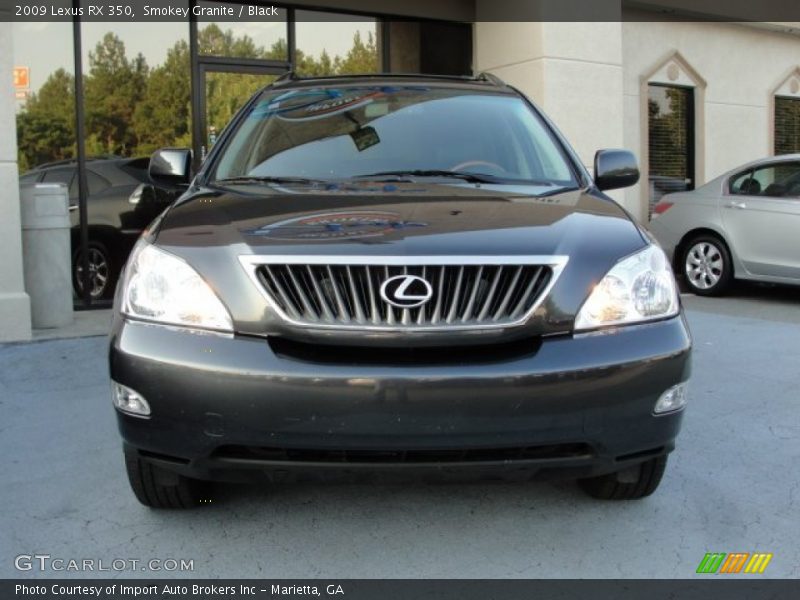 Smokey Granite / Black 2009 Lexus RX 350