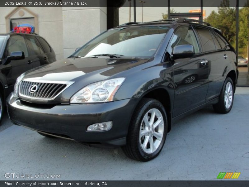 Smokey Granite / Black 2009 Lexus RX 350