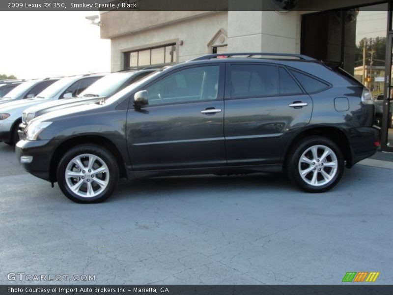 Smokey Granite / Black 2009 Lexus RX 350