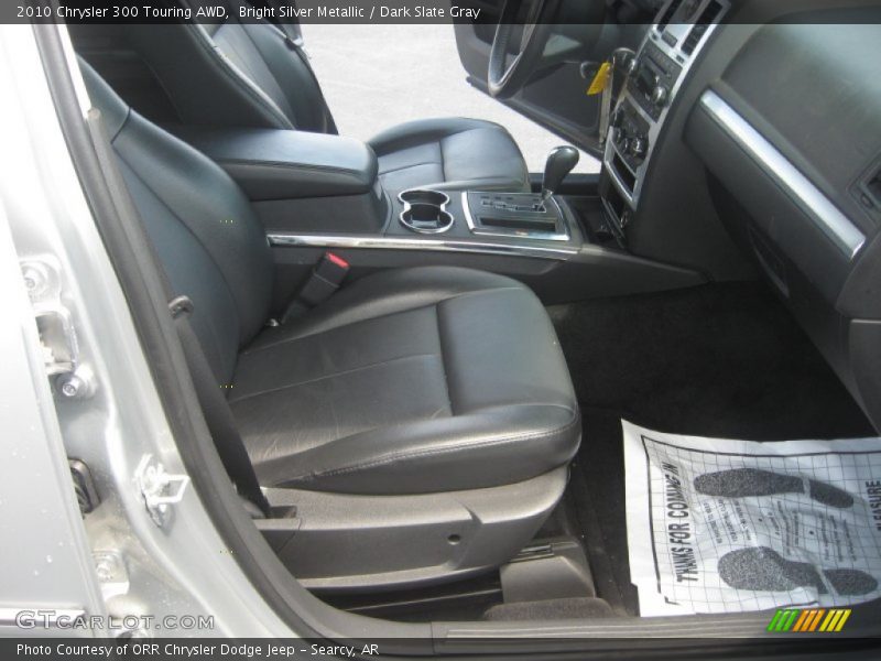 Bright Silver Metallic / Dark Slate Gray 2010 Chrysler 300 Touring AWD