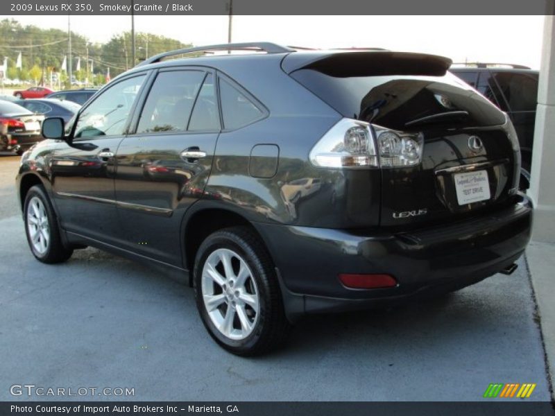 Smokey Granite / Black 2009 Lexus RX 350