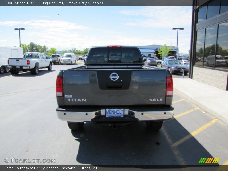 Smoke Gray / Charcoal 2008 Nissan Titan LE King Cab 4x4