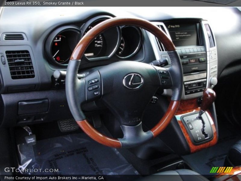 Smokey Granite / Black 2009 Lexus RX 350