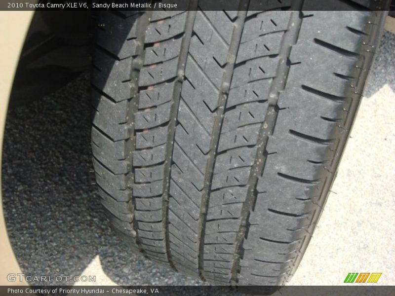 Sandy Beach Metallic / Bisque 2010 Toyota Camry XLE V6