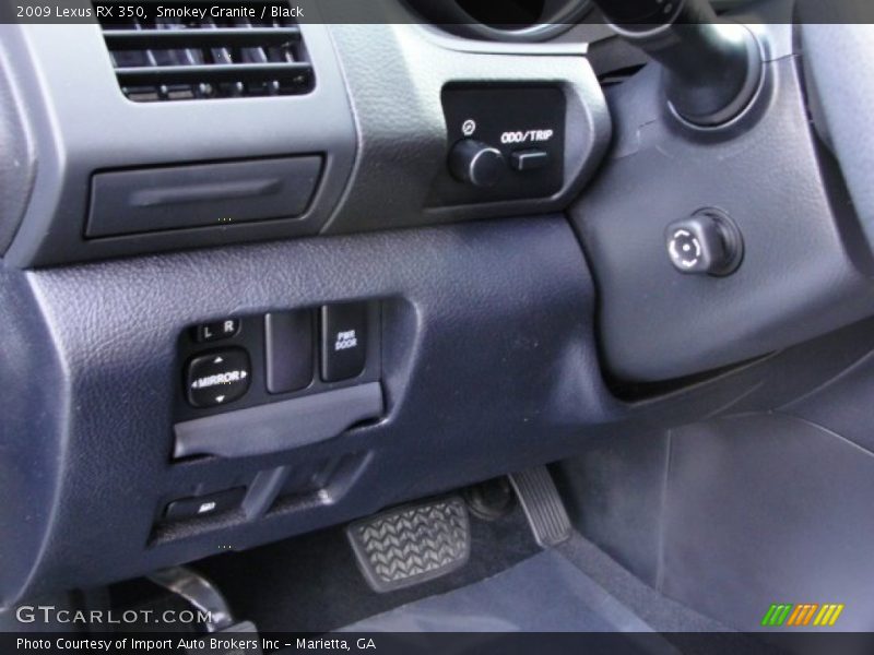 Smokey Granite / Black 2009 Lexus RX 350