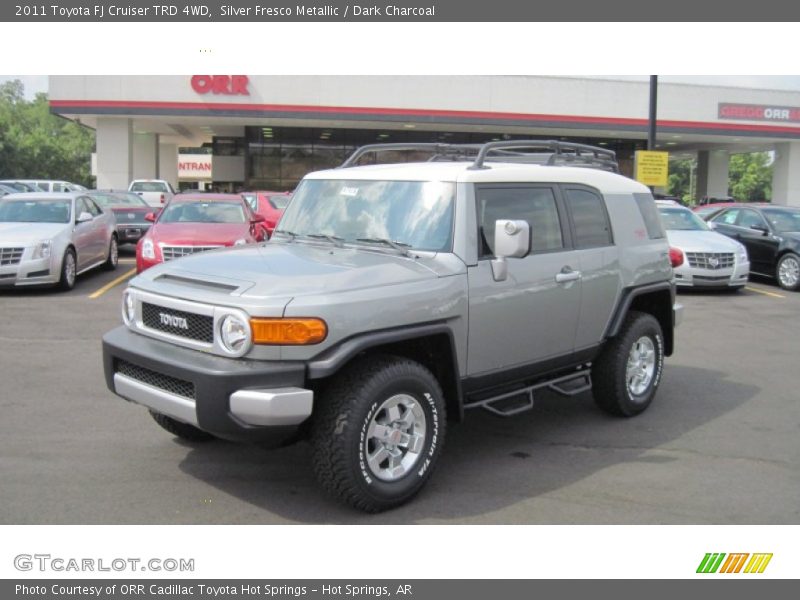 Silver Fresco Metallic / Dark Charcoal 2011 Toyota FJ Cruiser TRD 4WD
