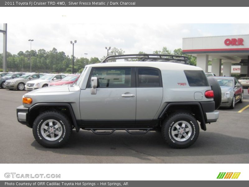 Silver Fresco Metallic / Dark Charcoal 2011 Toyota FJ Cruiser TRD 4WD
