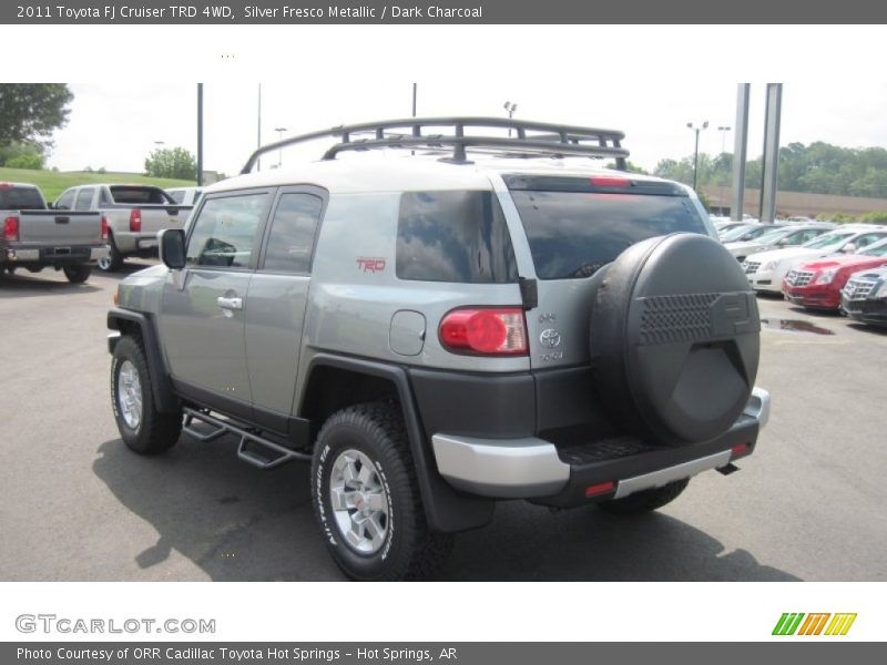 Silver Fresco Metallic / Dark Charcoal 2011 Toyota FJ Cruiser TRD 4WD