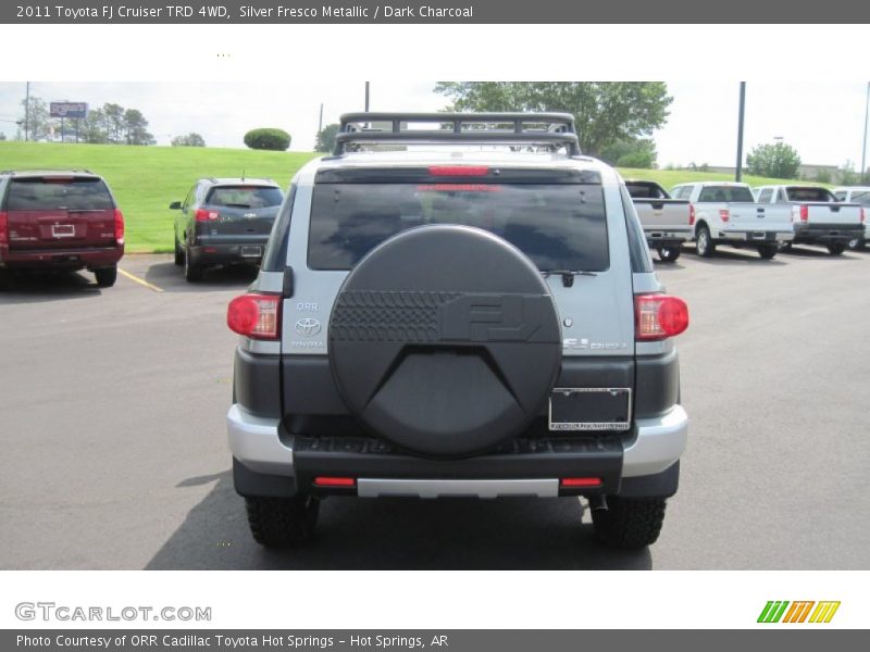 Silver Fresco Metallic / Dark Charcoal 2011 Toyota FJ Cruiser TRD 4WD