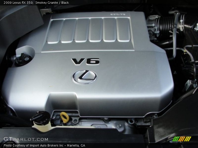 Smokey Granite / Black 2009 Lexus RX 350