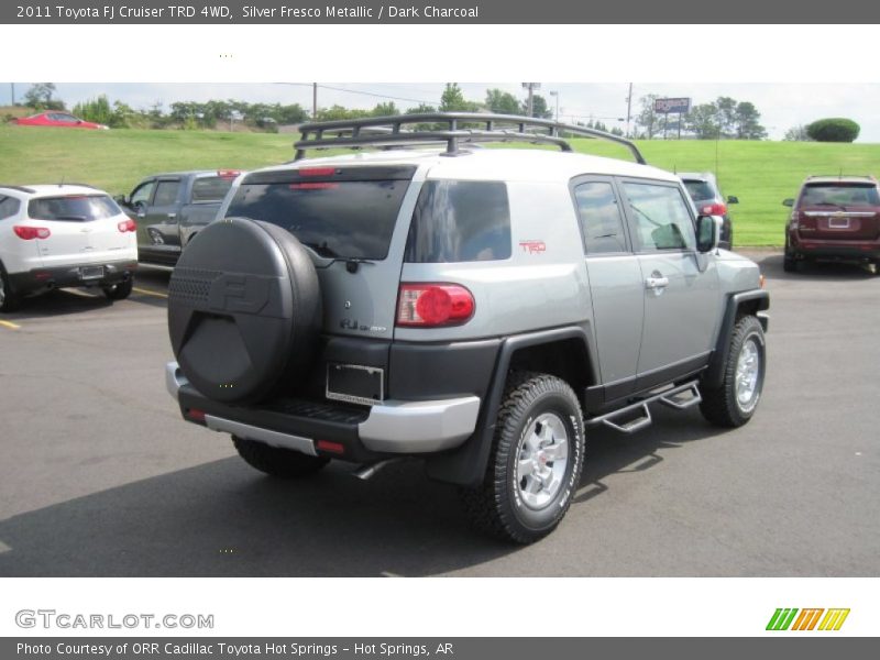 Silver Fresco Metallic / Dark Charcoal 2011 Toyota FJ Cruiser TRD 4WD