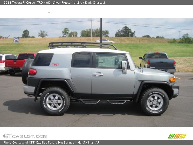 Silver Fresco Metallic / Dark Charcoal 2011 Toyota FJ Cruiser TRD 4WD