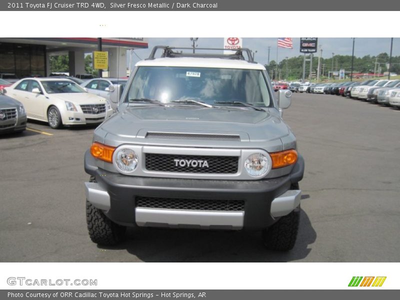 Silver Fresco Metallic / Dark Charcoal 2011 Toyota FJ Cruiser TRD 4WD